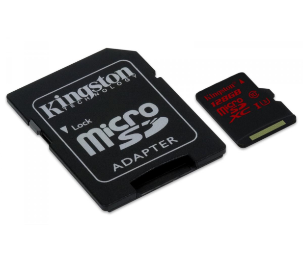 Kingston 128GB microSDXC UHS-I U3 zapis 80MB/s odcz 90MB/s - 286506 - zdjęcie 2
